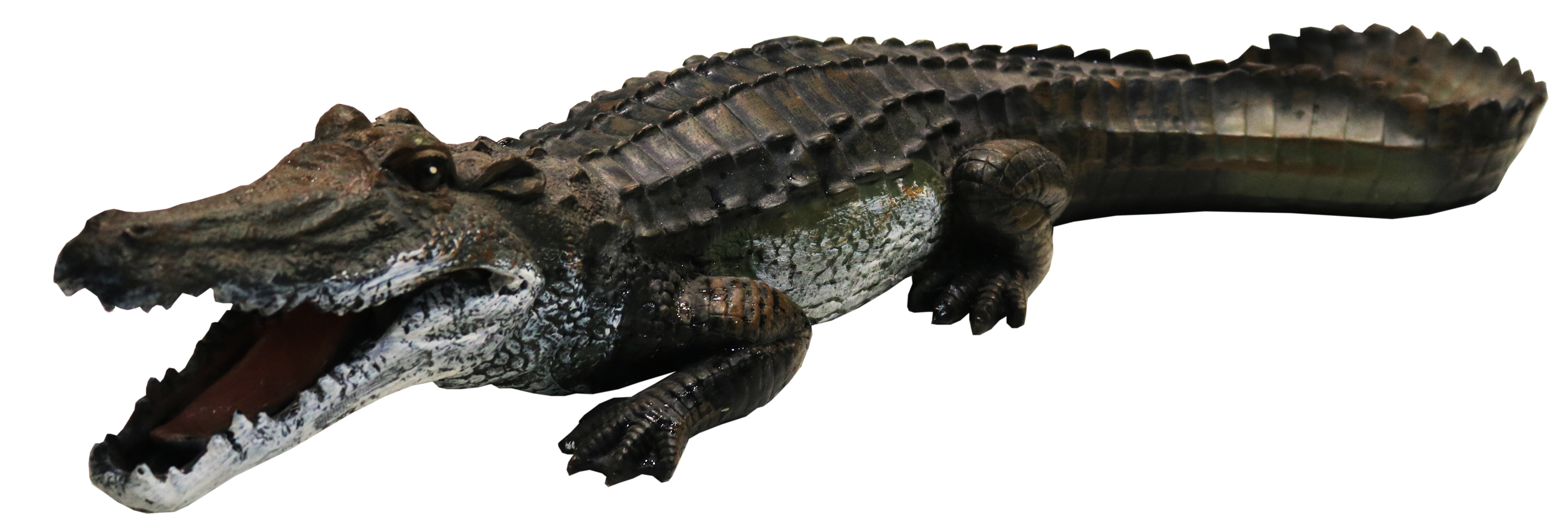 Dekofigur "Krokodil", (Alligator, Kaiman) 68cm lang